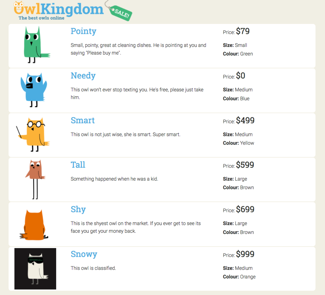 Owl Kingdom Main Page
