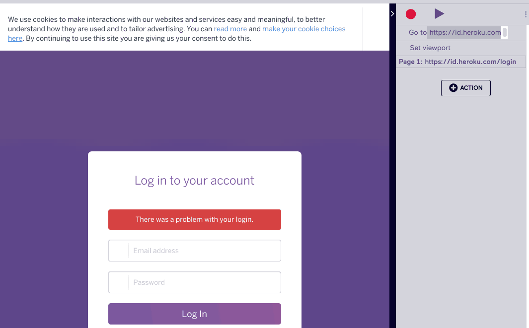 Old Import.io Login Extractor example