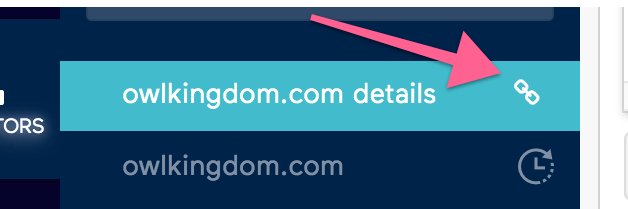 Import.io Chaining Symbol Location