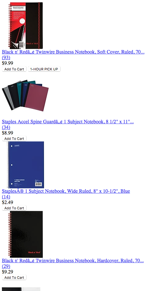 Old Import.io Listing minus CSS